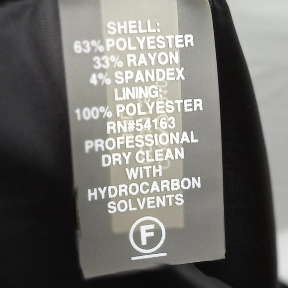 Calvin Klein Sleeveless Zip Back Belted Dress Black/Tan/White Size 10 NWT - Picture 13 of 13